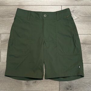 REI Women's Dark Olive Green Hiking Shorts